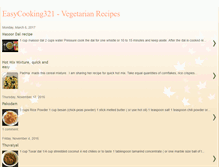 Tablet Screenshot of easycooking321.com